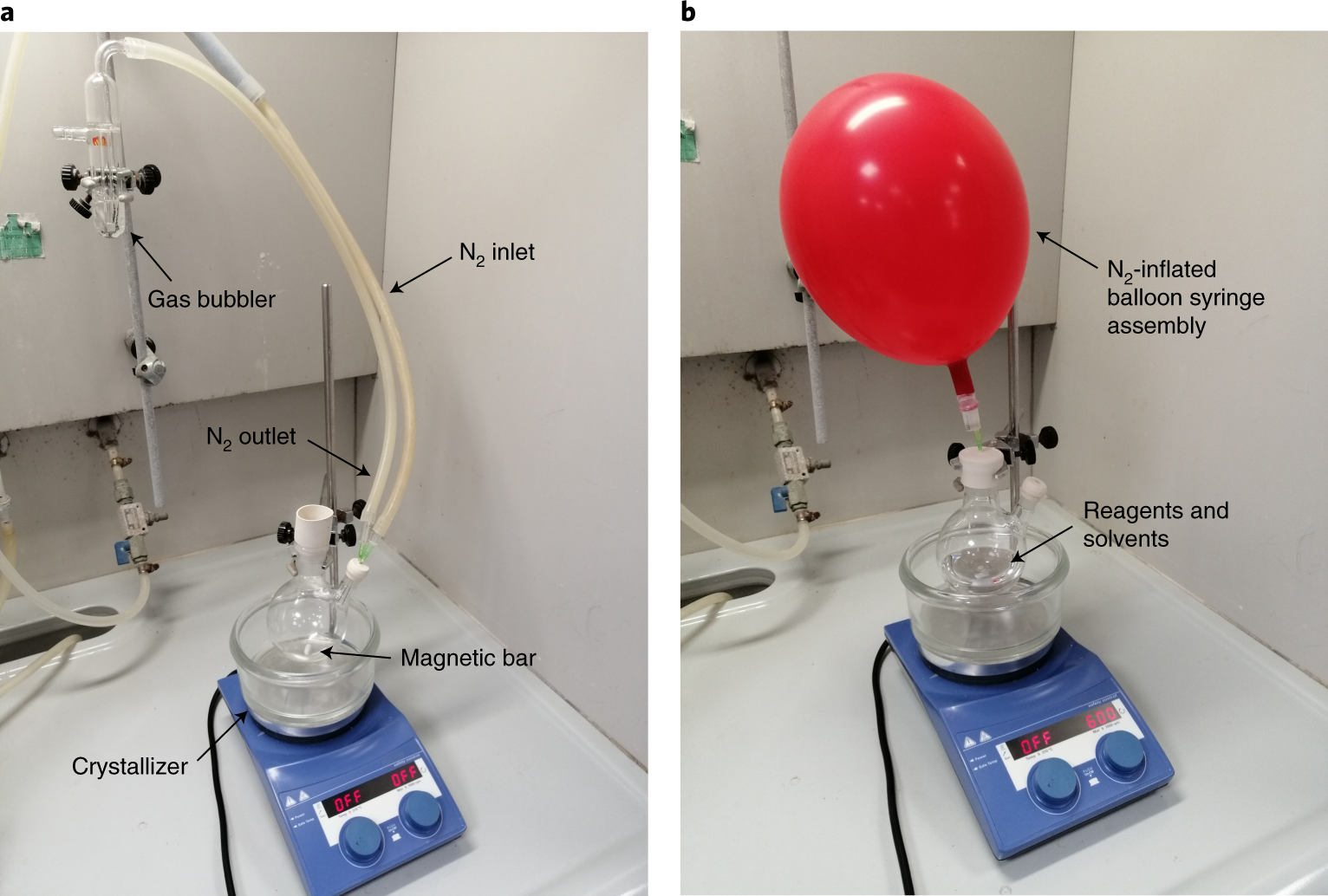 Fig. 2: Glassware setup.