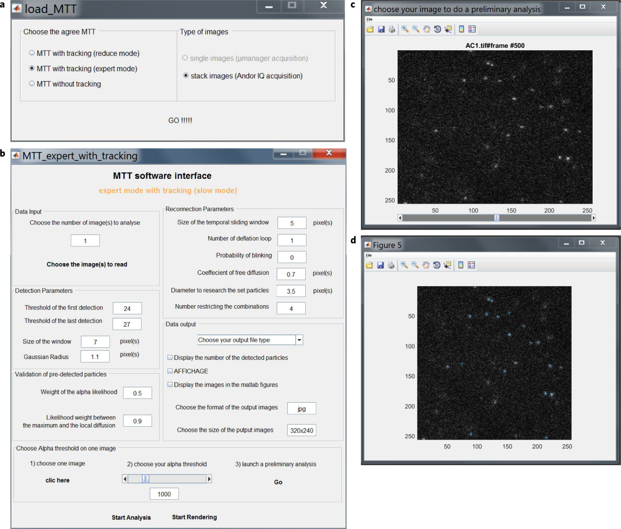 Fig. 5: Track reconstruction using MTT.
