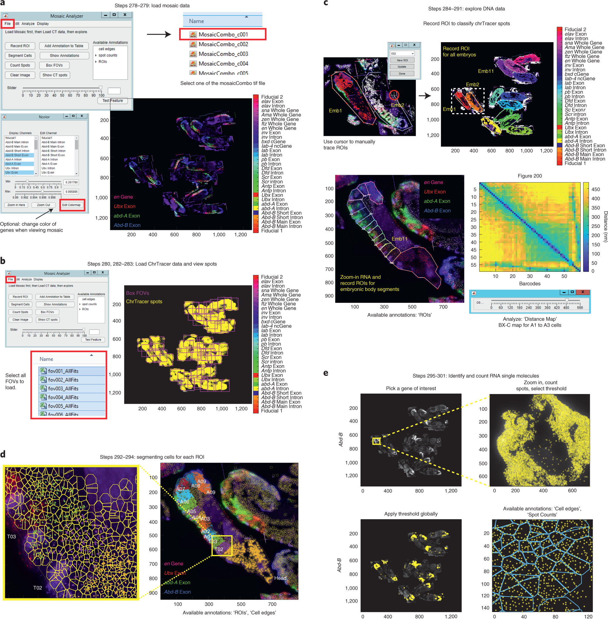 Fig. 13: MosaicAnalyzer GUI.