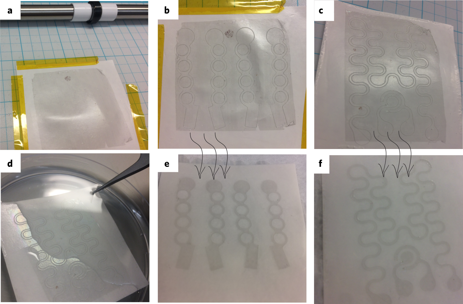 Fig. 9: Shaping GETs via the cameo plotter (Steps 20–22).