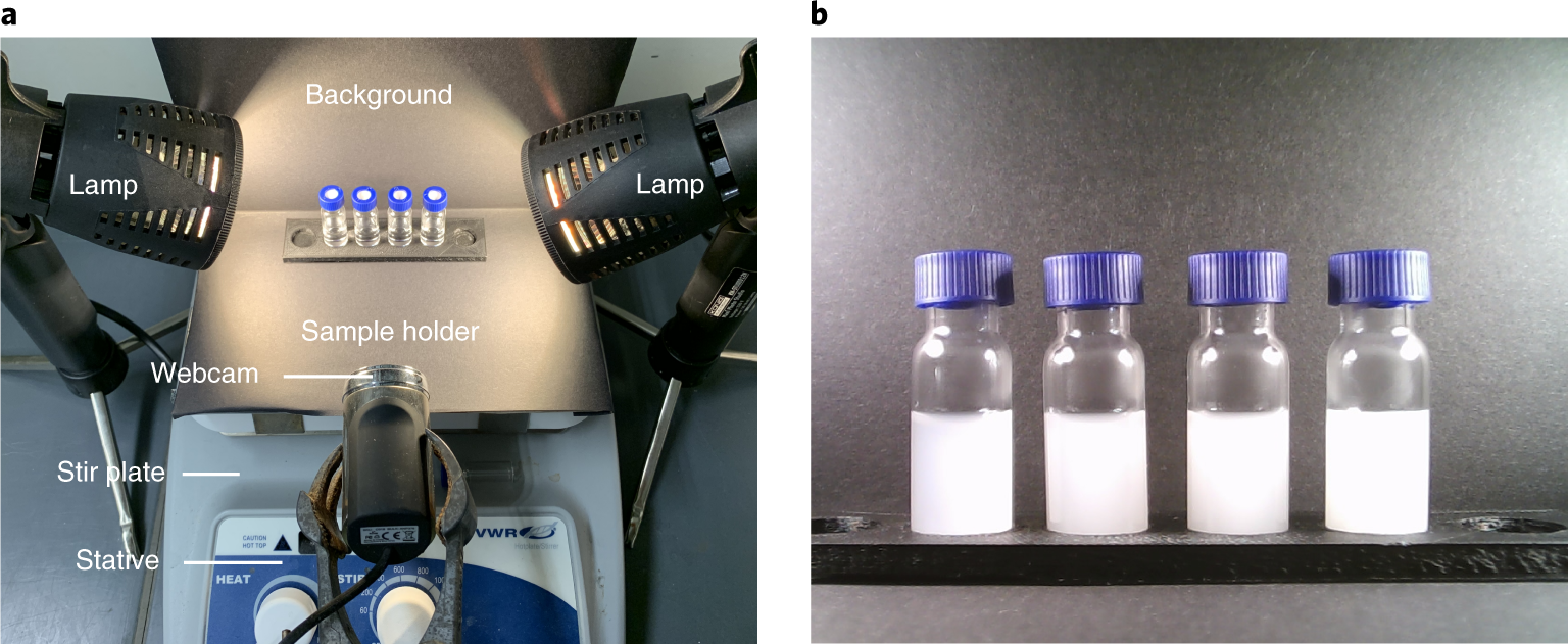 Fig. 8: Time-lapse photography setup.
