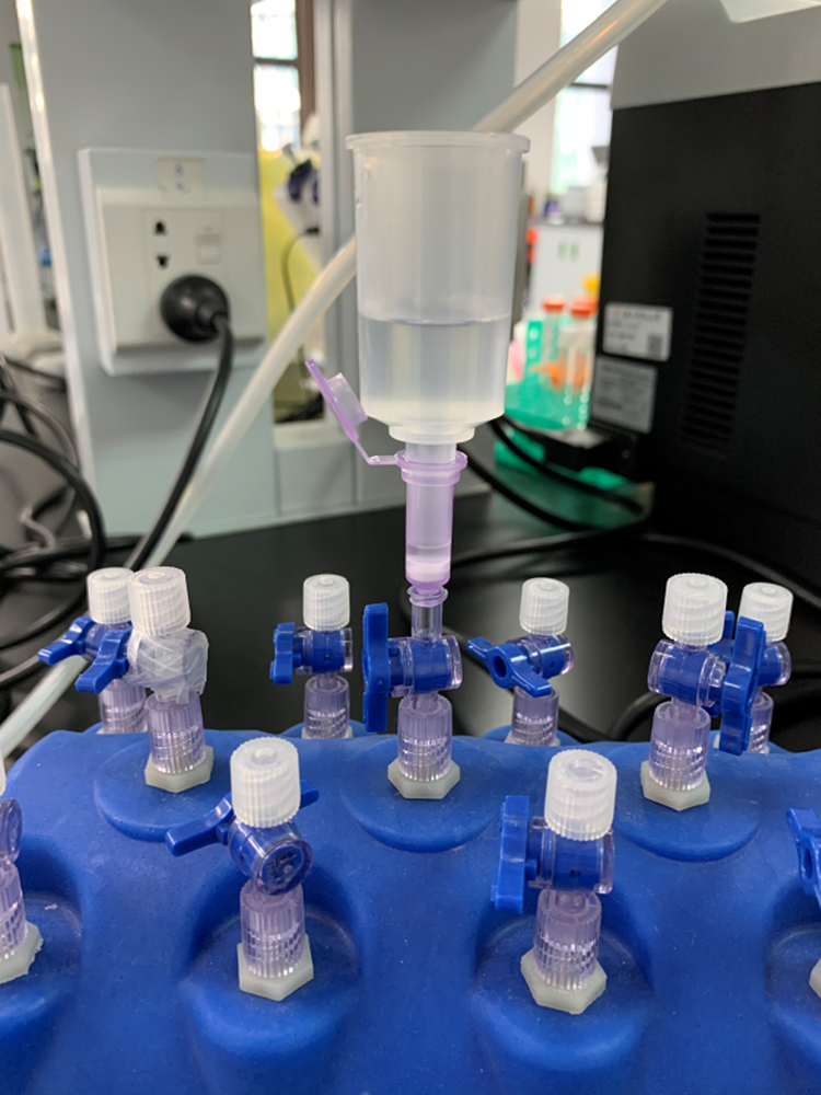 Fig. 4: DNA purification after well barcode addition.