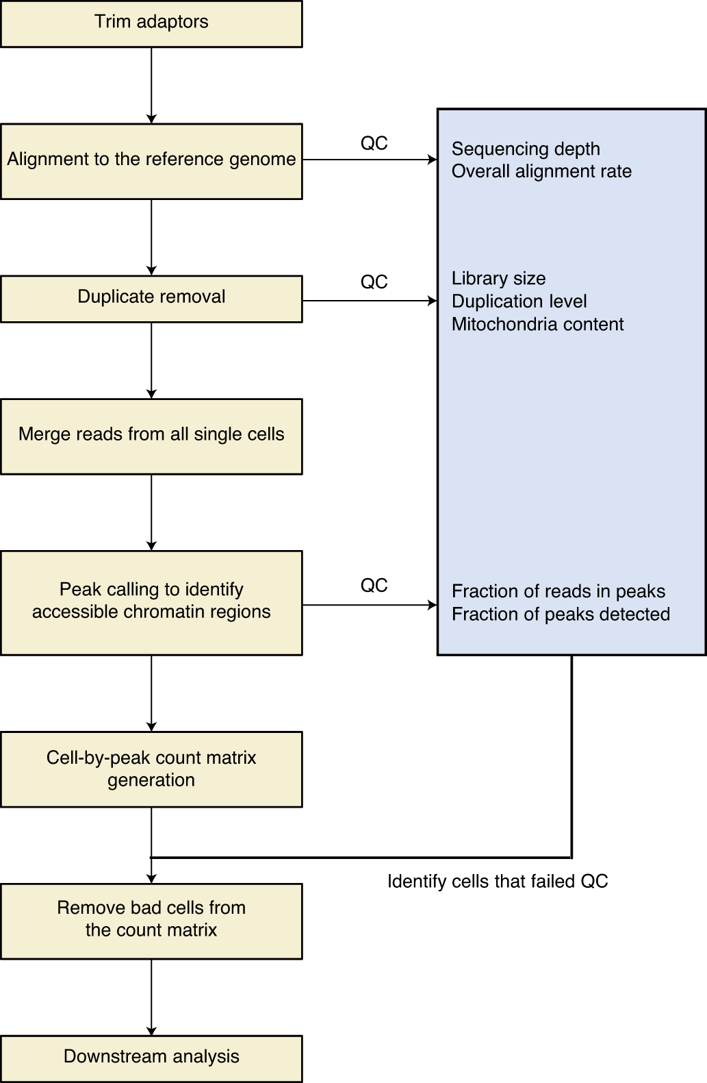 Fig. 6: Overview of the Snakemake pipeline is used to process scATAC-seq data.