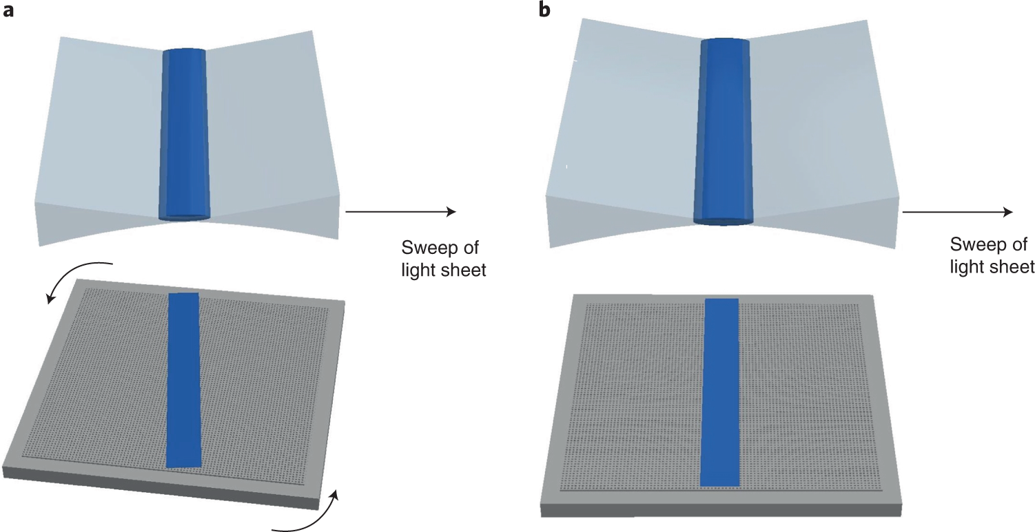 Fig. 12: Rotational misalignment between beam waist and camera.