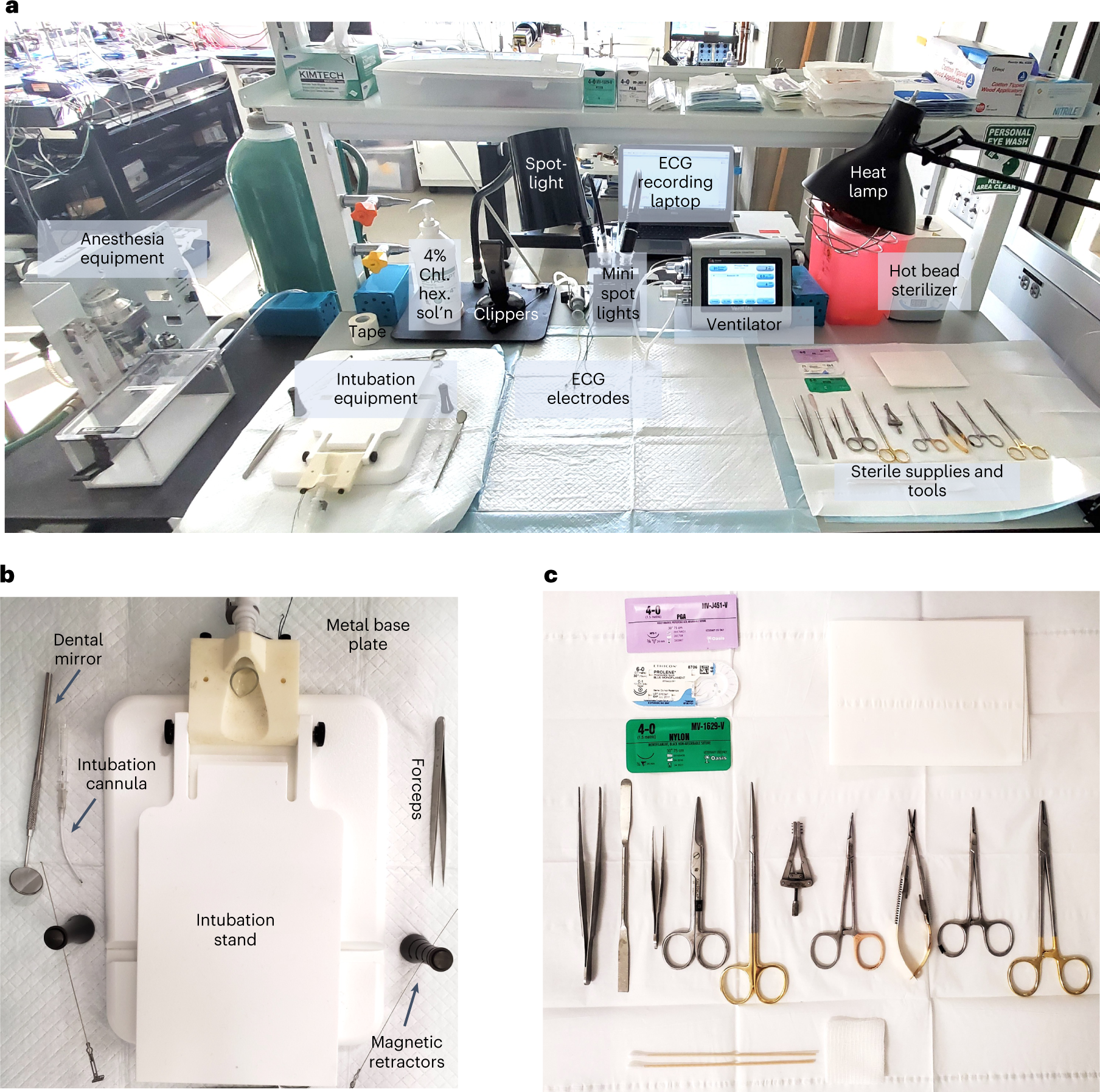 Fig. 2: Surgical space setup.