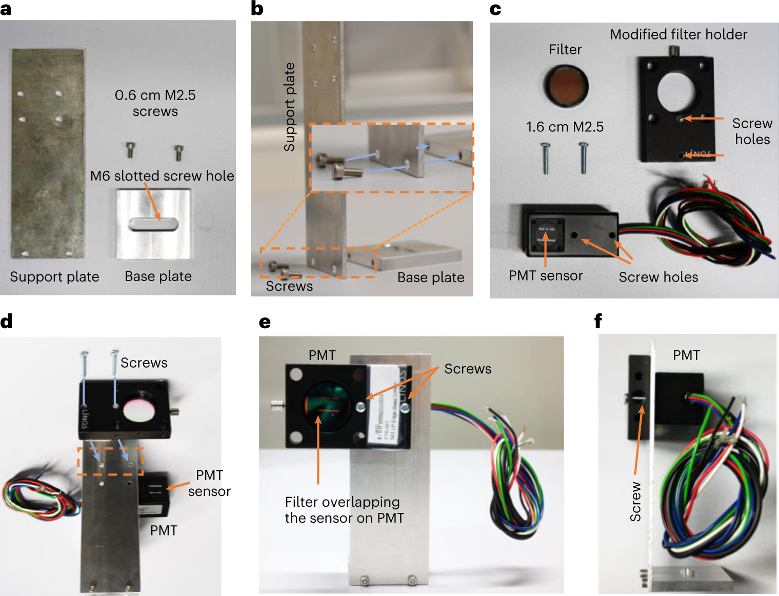 Fig. 8: PMT mount assembly.