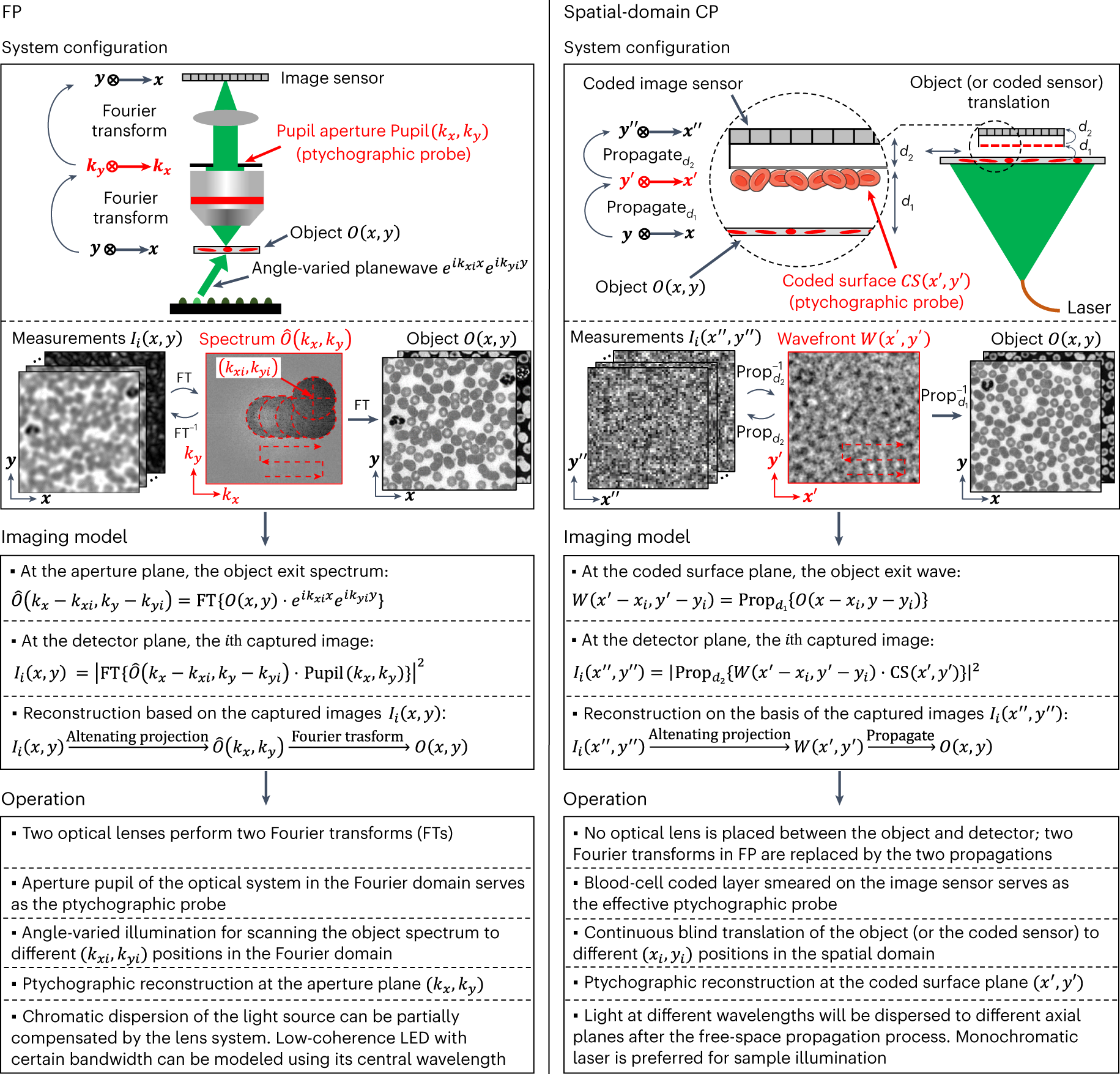 Fig. 2: Spatial-domain CP and FP.