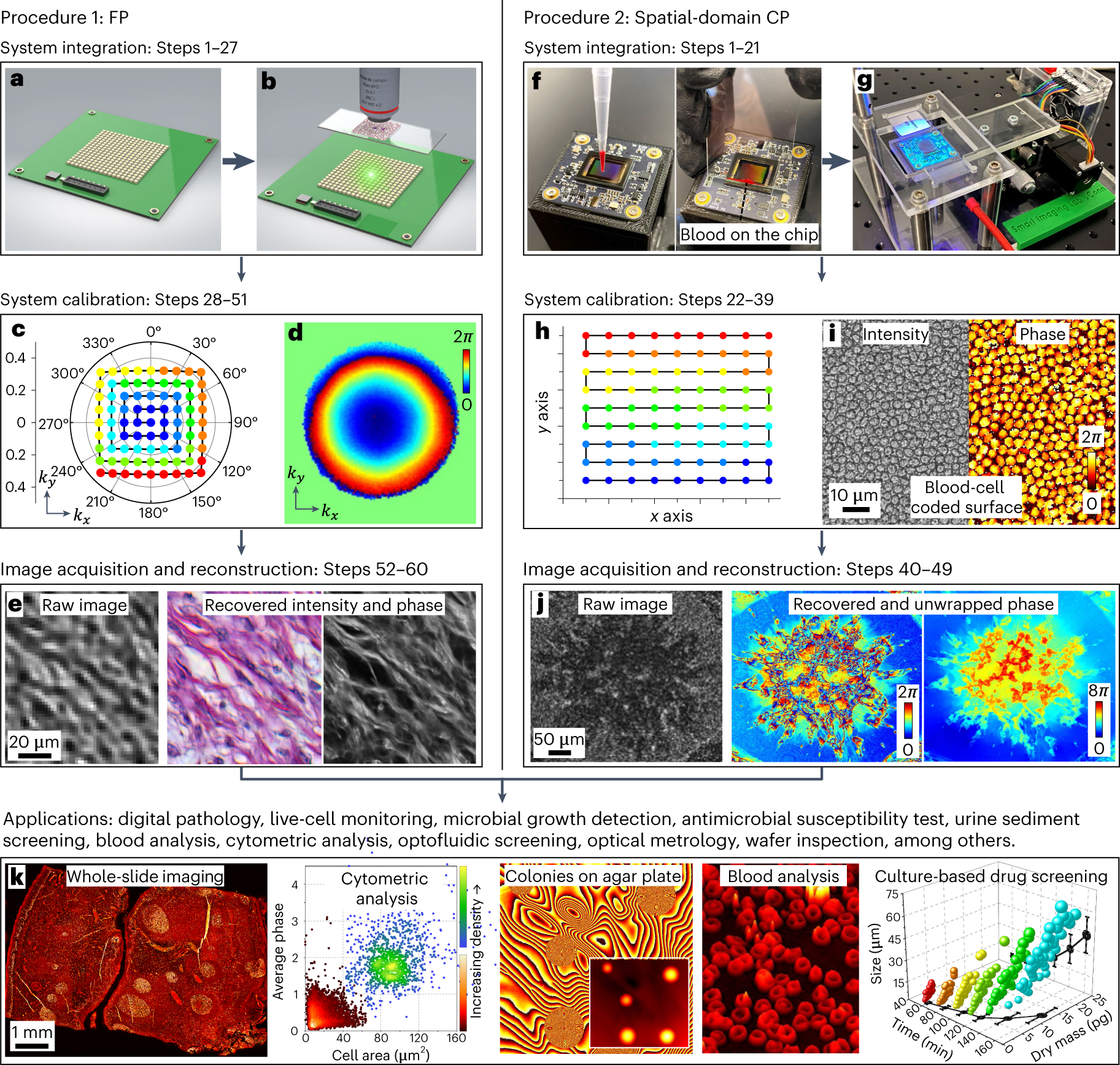 Fig. 3: Overview of Procedures 1 and 2 for developing the FP and CP platforms.