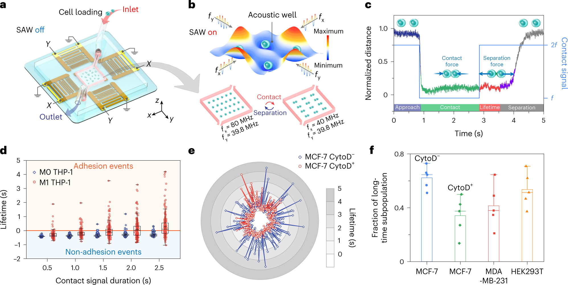 Fig. 4: Anticipated results with the acoustic tweezers.
