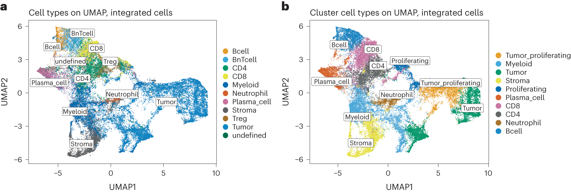 Fig. 14: Cell phenotypes displayed on UMAP embedding.