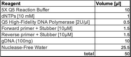 PCR 1 Mastermix PCR 1 Mastermix
