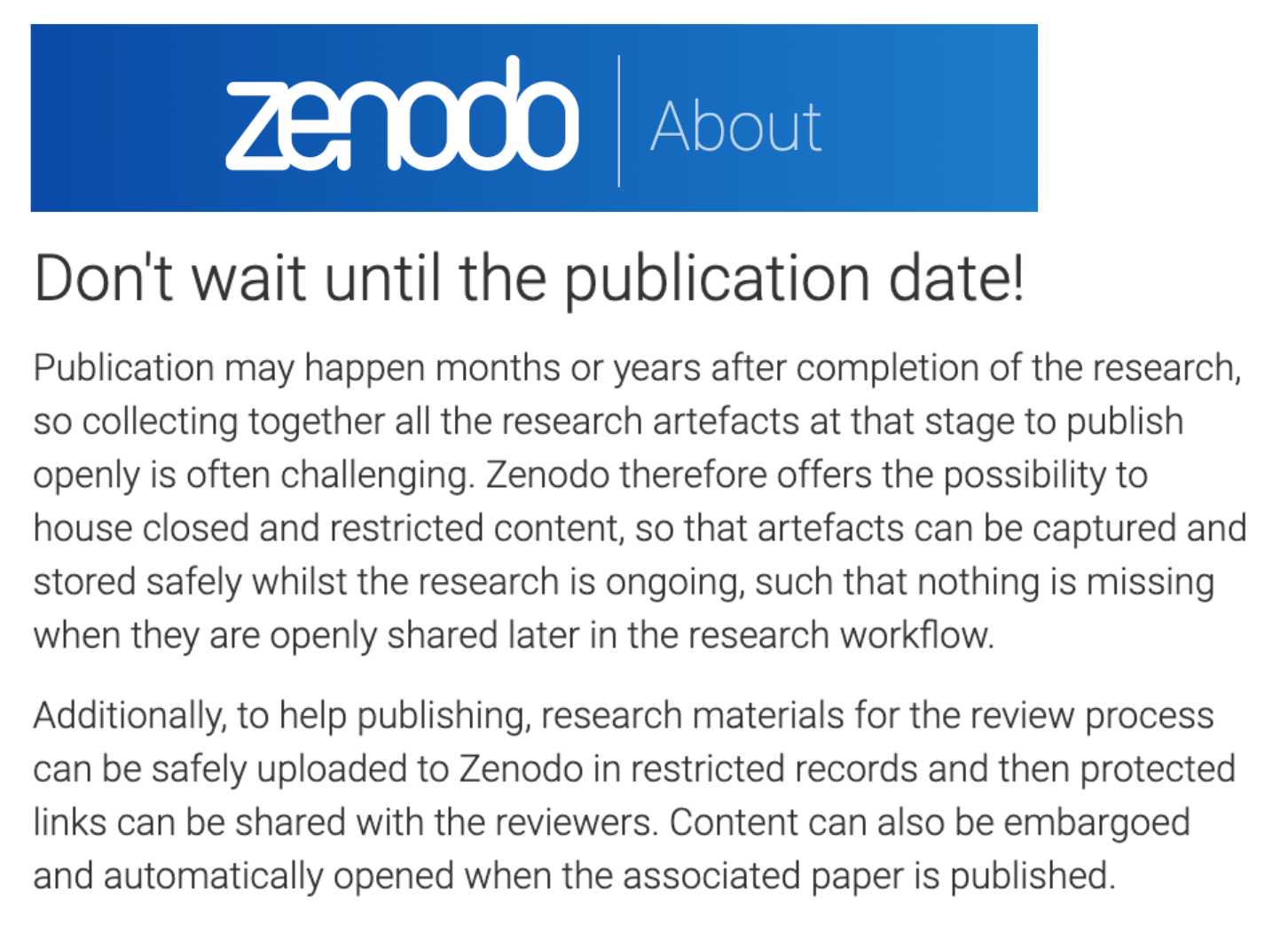 https://about.zenodo.org/ https://about.zenodo.org/