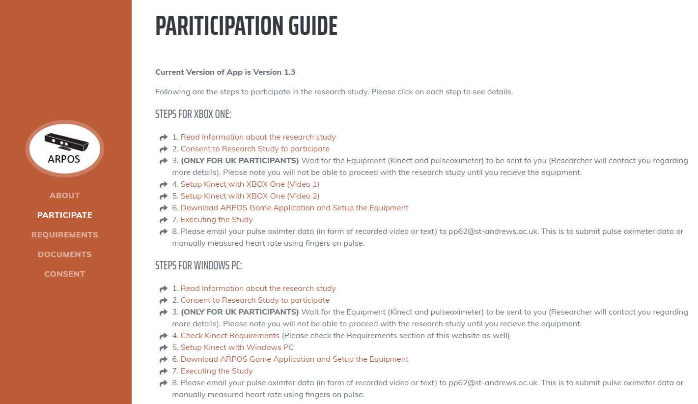 Steps for Windows OS PC and XBOX One users for taking part in the study. Steps for Windows OS PC and XBOX One users for taking part in the study.