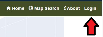Figure 25. NIBI main menu bar (not logged in) with login item highlighted by red arrow. Figure 25. NIBI main menu bar (not logged in) with login item highlighted by red arrow.