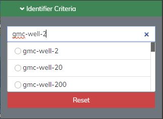 Figure 16. Identifier filtering in progress. Figure 16. Identifier filtering in progress.