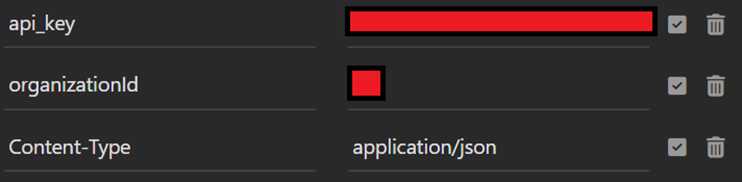Figure 46. NIBI REST API Header information, with red boxes covering redacted information. Figure 46. NIBI REST API Header information, with red boxes covering redacted information.