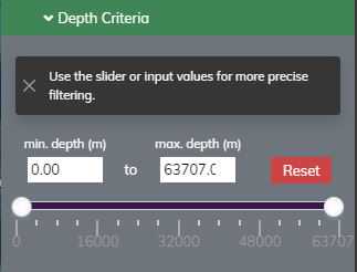 Figure 18. Depth filter interface (blank). Figure 18. Depth filter interface (blank).