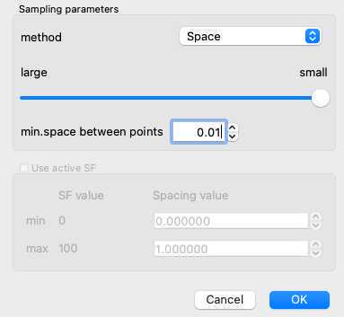Cloud subsampling tool in CloudCompare Cloud subsampling tool in CloudCompare