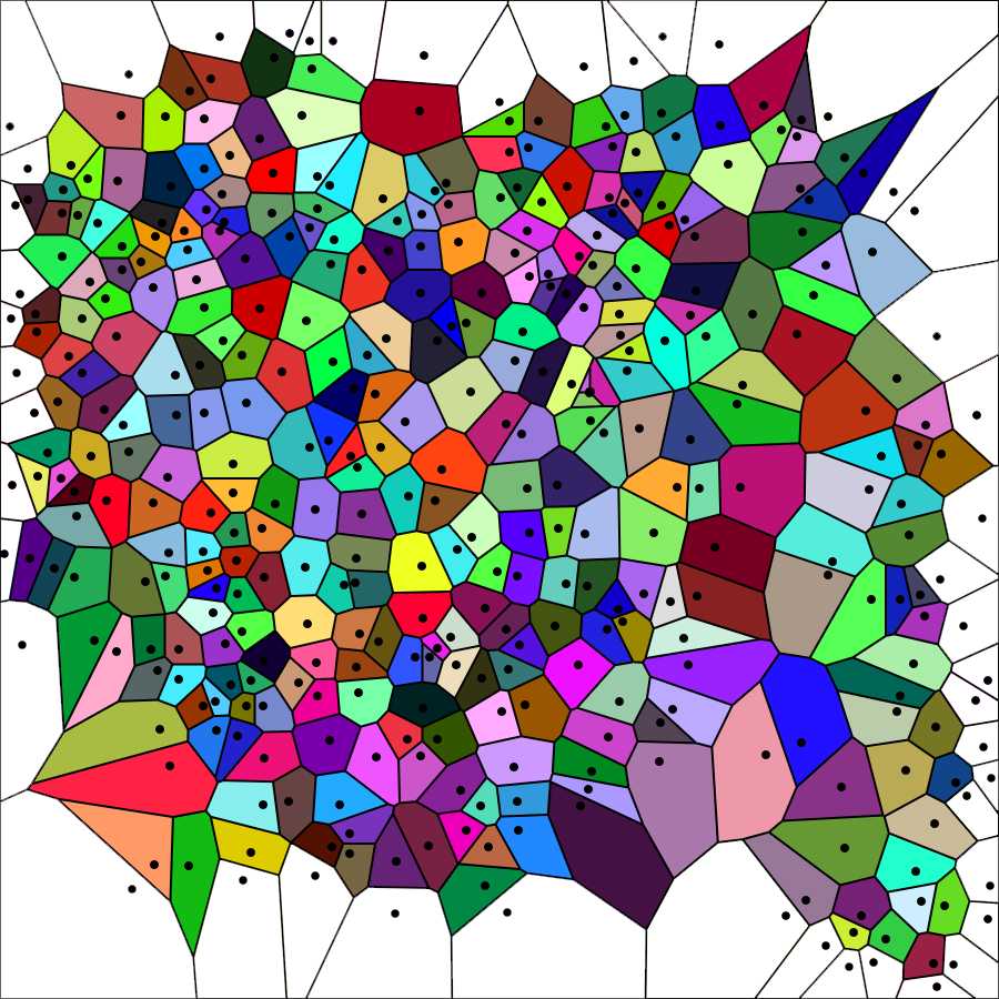Elimination of the polygons with an open side, i.e. a side that is part of the border of the image (Elaboration 3) Elimination of the polygons with an open side, i.e. a side that is part of the border of the image (Elaboration 3)